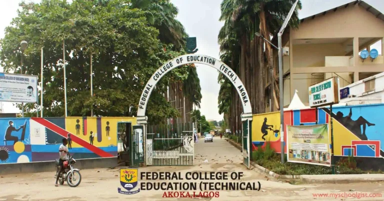 FCE Technical Akoka  NCE Programmes, Courses